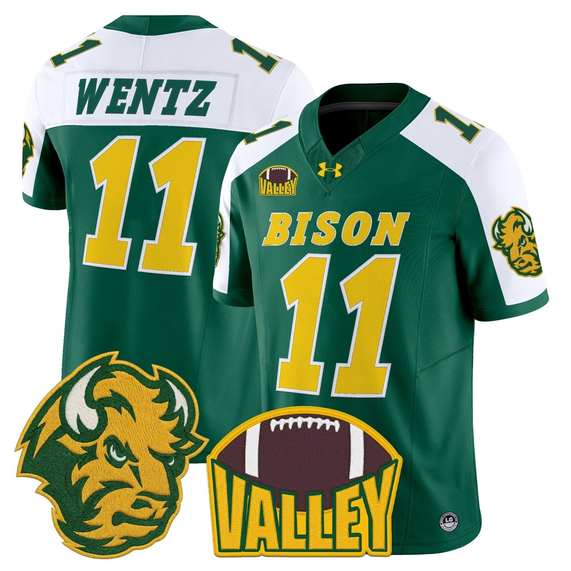 North Dakota State Bison 2025 Vapor Limited Jersey - All Stitched