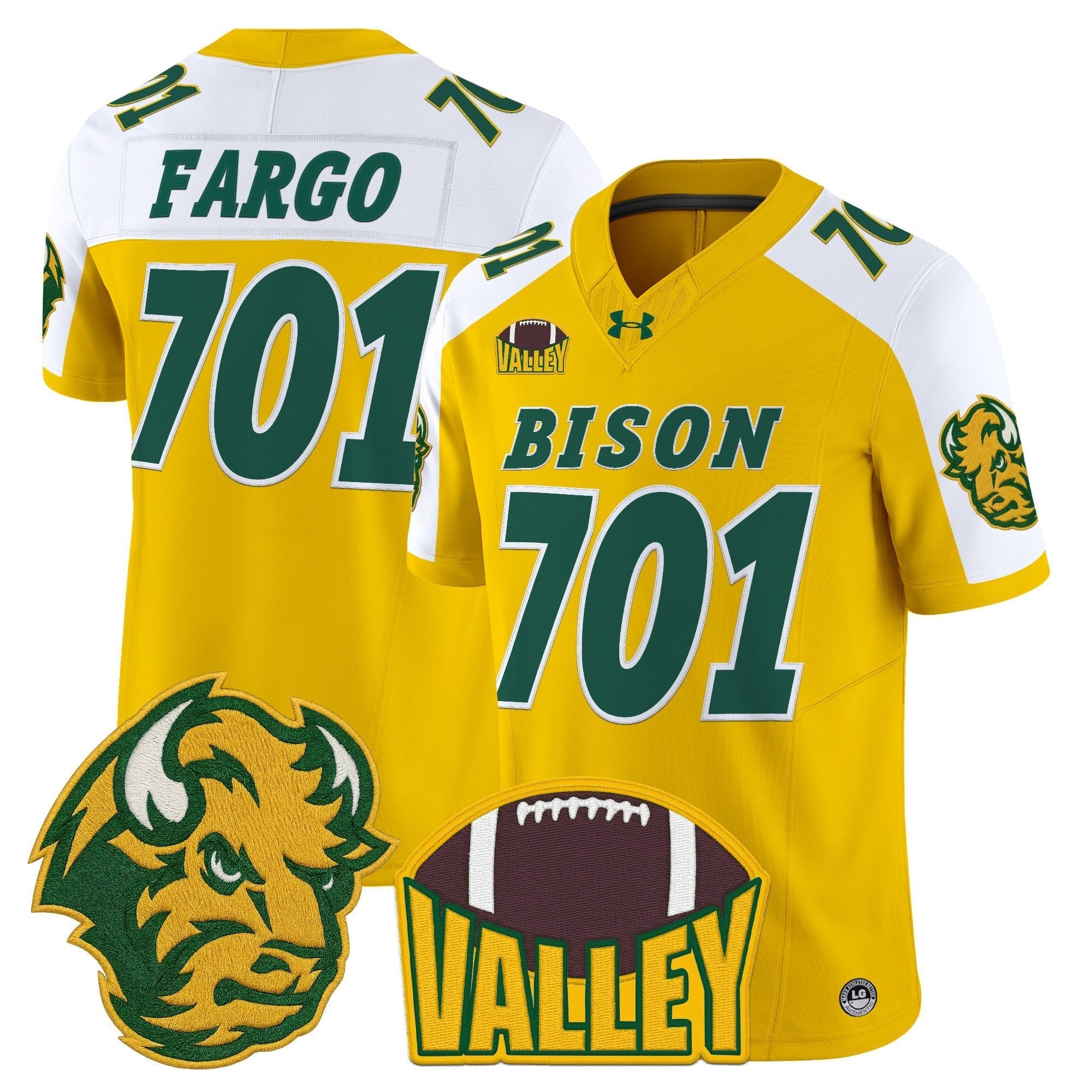 North Dakota State Bison 2025 Vapor Limited Jersey - All Stitched