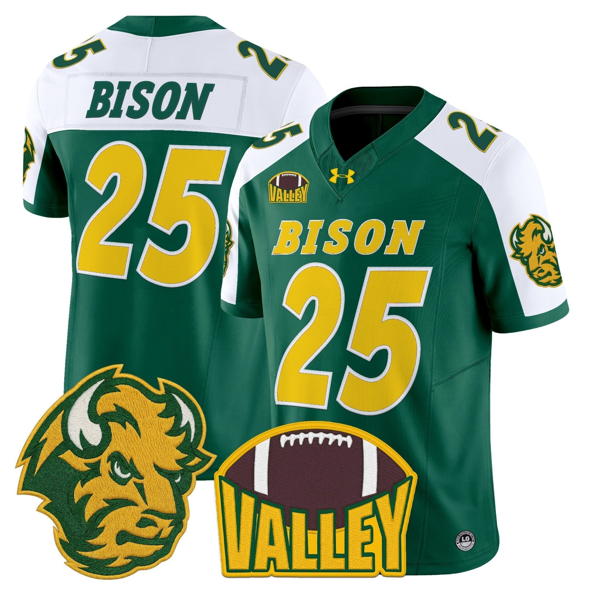 North Dakota State Bison 2025 Vapor Limited Jersey - All Stitched