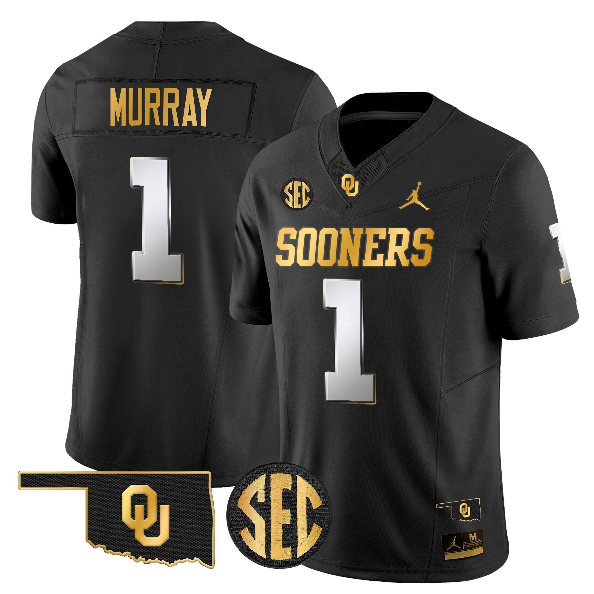 Oklahoma Sooners 2025 Gold Vapor Limited Jersey - All Stitched