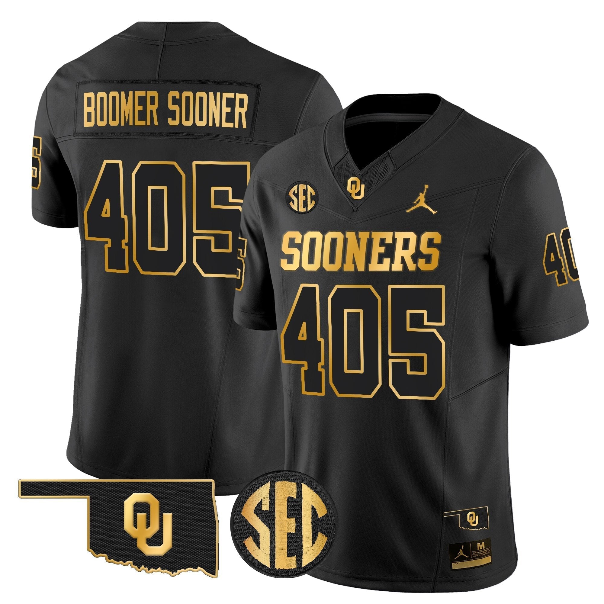 Oklahoma Sooners 2025 Gold Vapor Limited Jersey - All Stitched