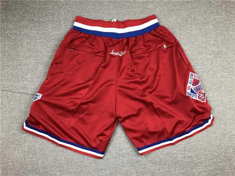 1991 All Star Game West Shorts Red