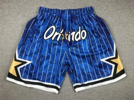 Orlando Magic Hardwood Classics Lunar New Year 2023 Blue Shorts - Basketball Shorts Store