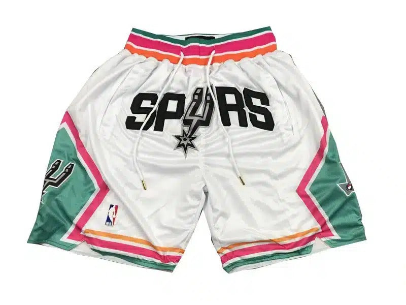 San Antonio Spurs 2021 City Edition Shorts - White - Basketball Shorts Store