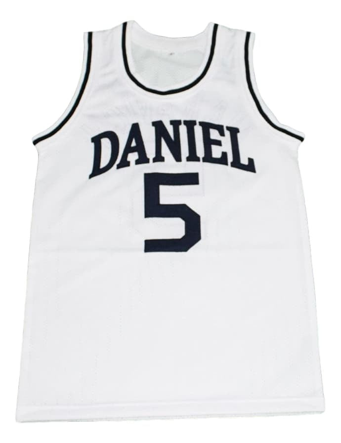 Pete Maravich Jersey #5 Daniel High School New Basketball White