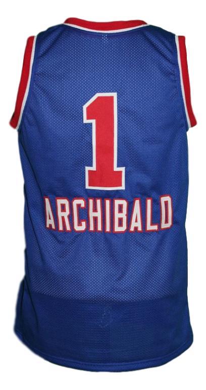 Nate Archibald Jersey #1 Cincinnati Royals Kings Basketball Blue