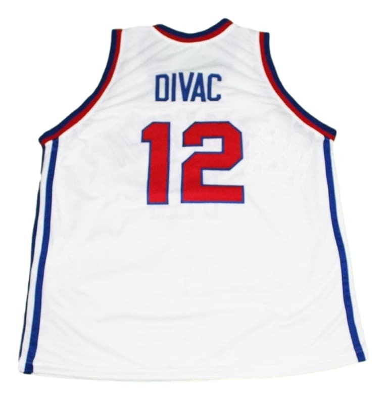 Vlade Divac Jersey #12 Jugoslavija Yugoslavia New Basketball White