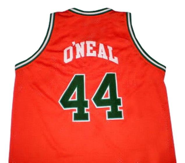Jermaine O'Neal Jersey #44 Eau Claire High School Basketball Sewn Orange