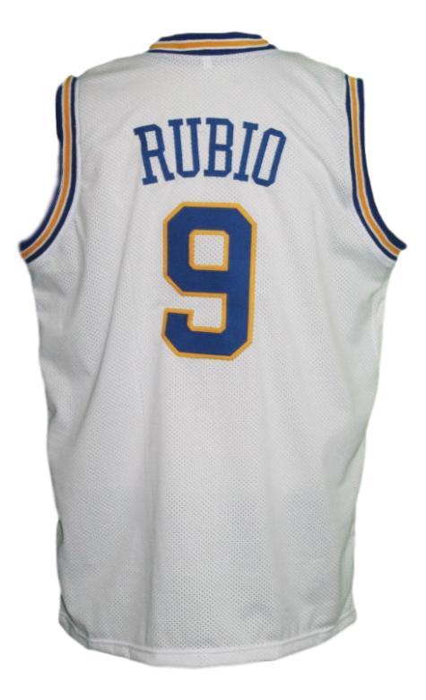 Ricky Rubio Jersey #9 Minnesota Muskies Aba Basketball Sewn White