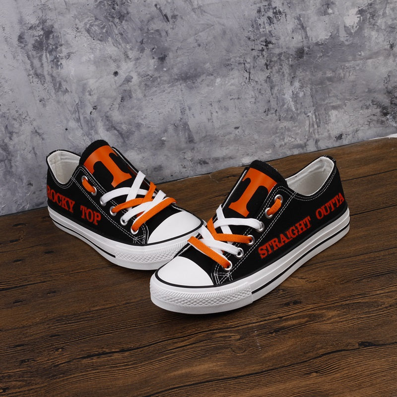 Tennessee Volunteers Limited Print NCAA College Students Low Top Canvas Shoes Sport Sneakers 2