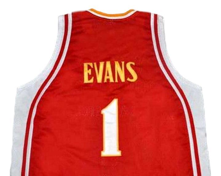 Tyreke Evans Jersey #1 McDonald's All American Basketball Sewn Red