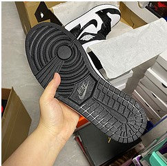 Air Jordan 1 Mid All-Star Black And White