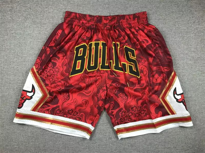 Chicago Bulls Hardwood Classics Lunar New Year 2023 Red Shorts - Basketball Shorts Store