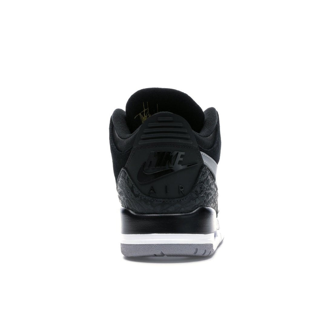 Air Jordan 3 Retro Tinker Black Cement Gold