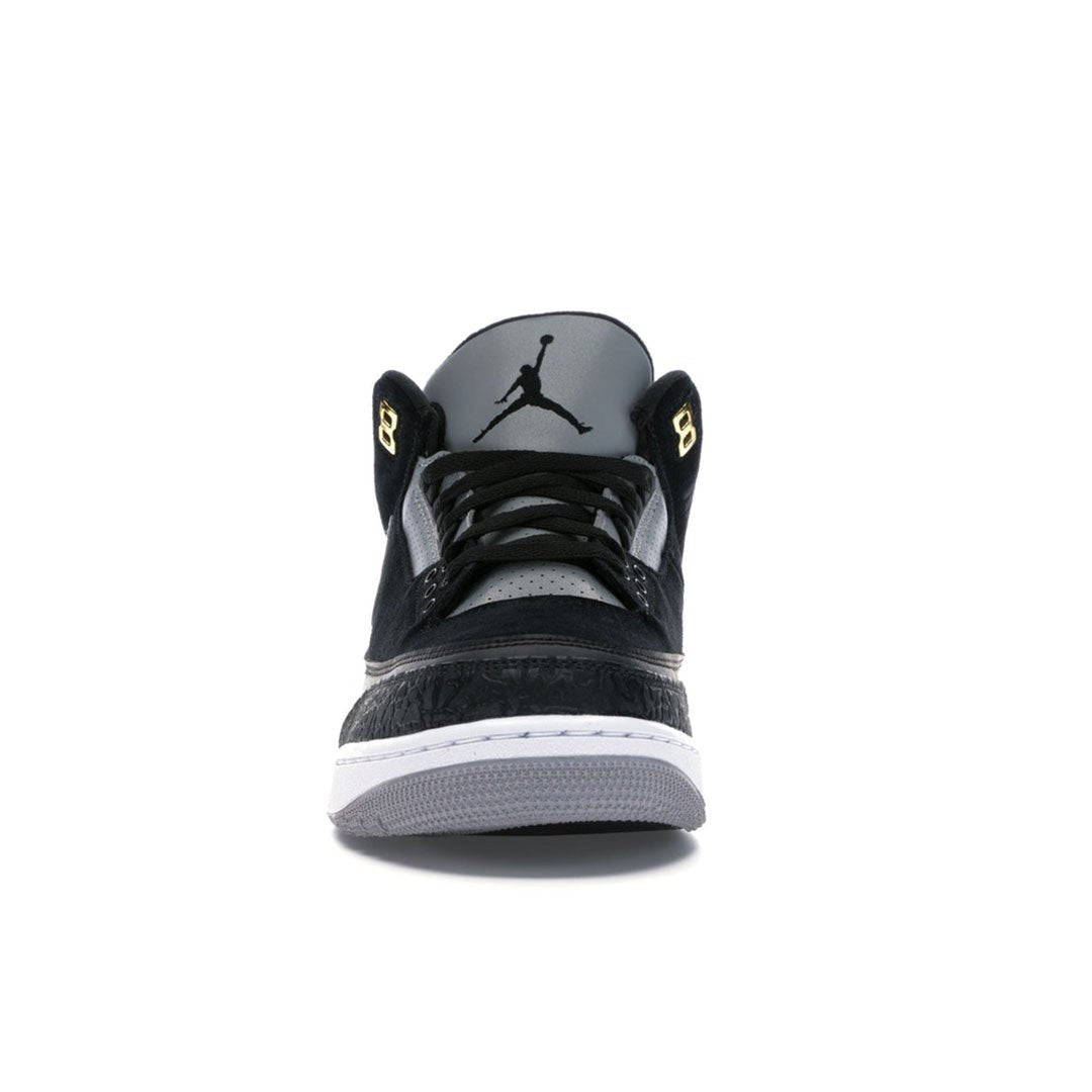 Air Jordan 3 Retro Tinker Black Cement Gold