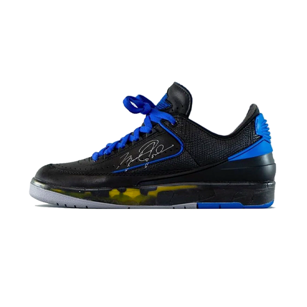 Air Jordan 2 Retro Low SP Off-White Black Blue