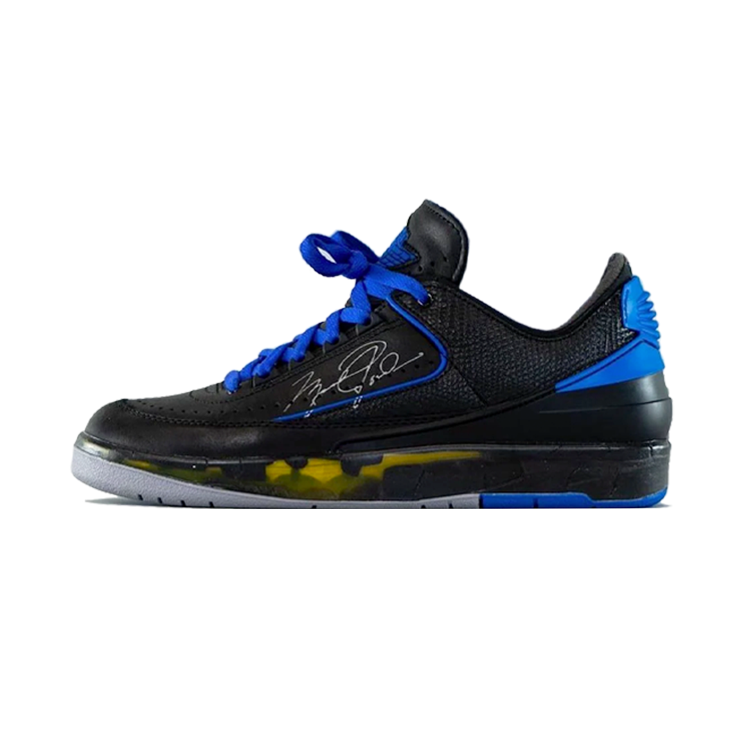 Air Jordan 2 Retro Low SP Off-White Black Blue