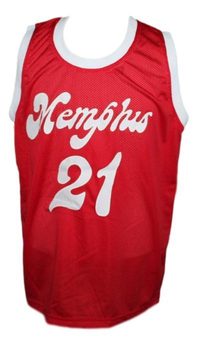 Larry Finch Jersey #21 Memphis Sounds Aba Basketball Red