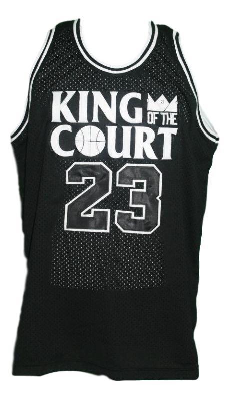 Michael Jordan Jersey #23 King Of The Court Basketball Black