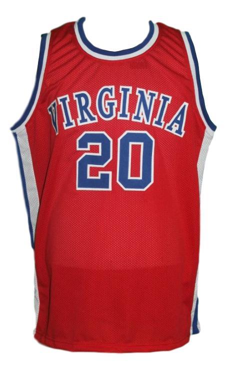 Mike Barrett Jersey #20 Virginia Squires Aba Retro Basketball Red