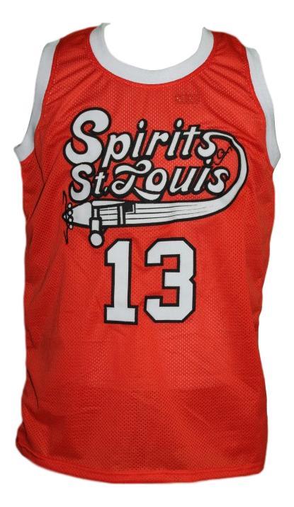 Moses Malone Jersey #13 Spirits Of St Louis Aba Basketball Orange
