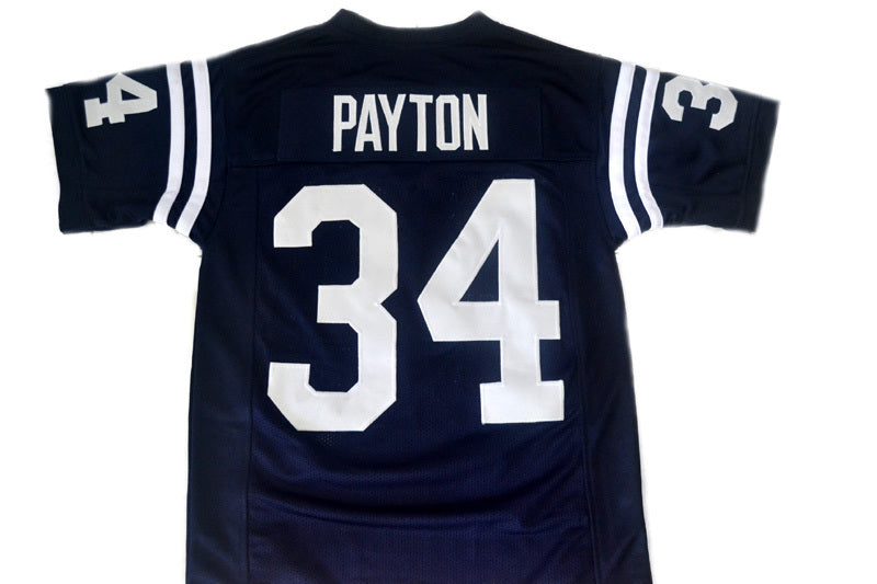 Walter Payton #34 Jackson State Football Jersey Navy Blue