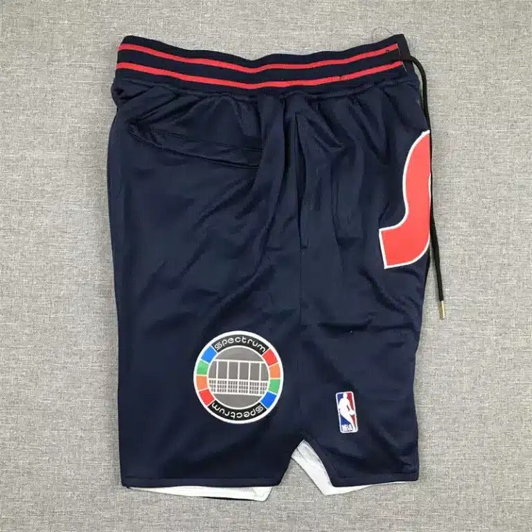 Philadelphia 76ers 2021-22 City Edition Navy Shorts - Basketball Shorts Store
