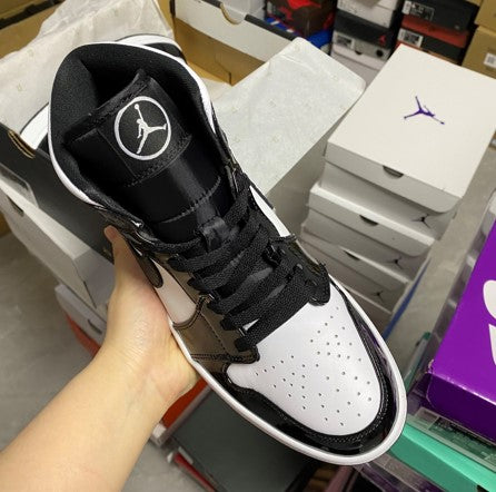 Air Jordan 1 Mid All-Star Black And White