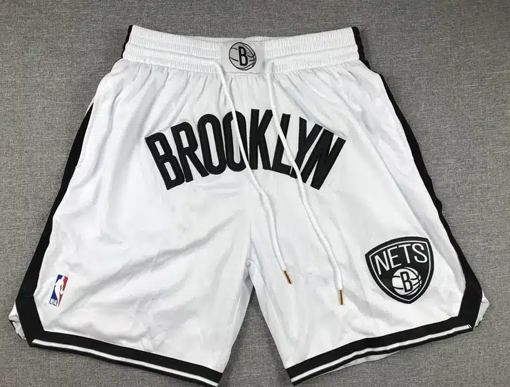 Brooklyn Nets Icon Swingman Shorts – White