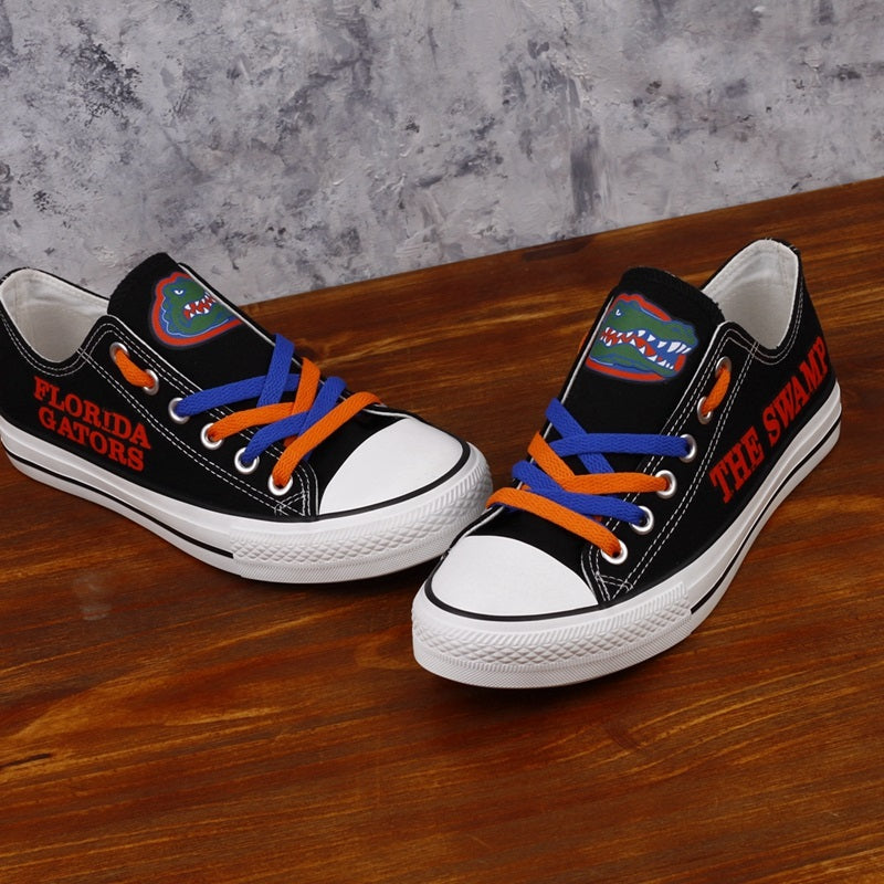 Florida Gators Limited Print NCAA College Students Low Top Canvas Shoes Sport Sneakers 4