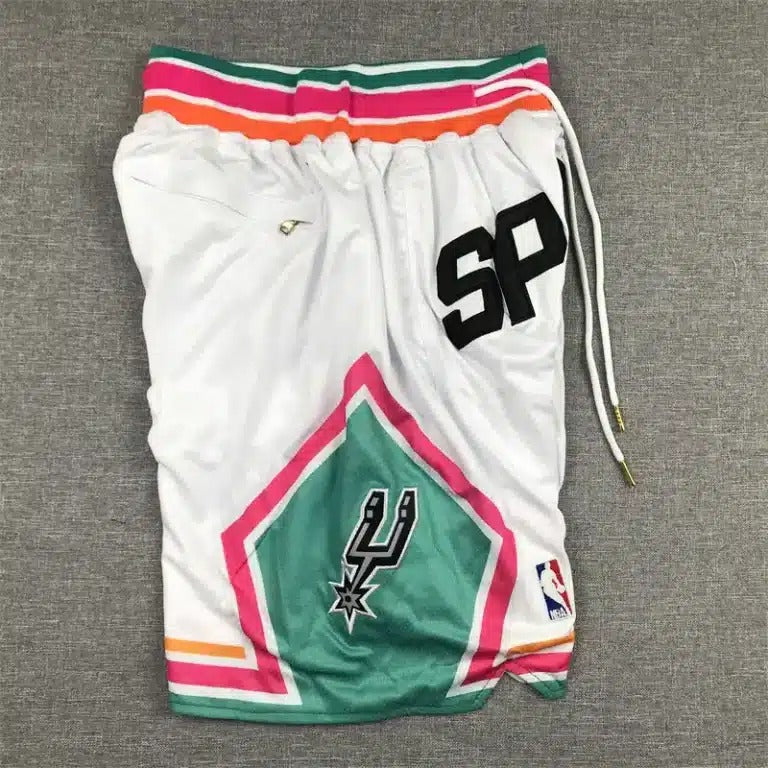 San Antonio Spurs 2021 City Edition Shorts - White - Basketball Shorts Store