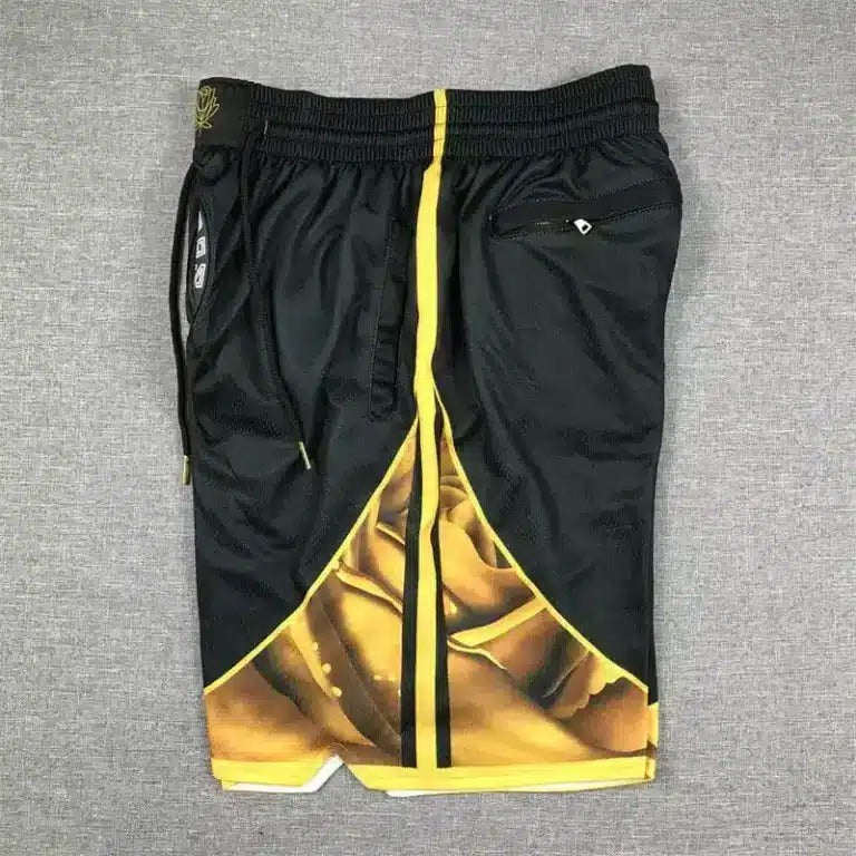 Golden State Warriors 2022-23 Black City Edition Shorts - Basketball Shorts Store