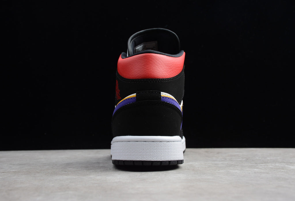Air Jordan 1 High Black White Red And Blue