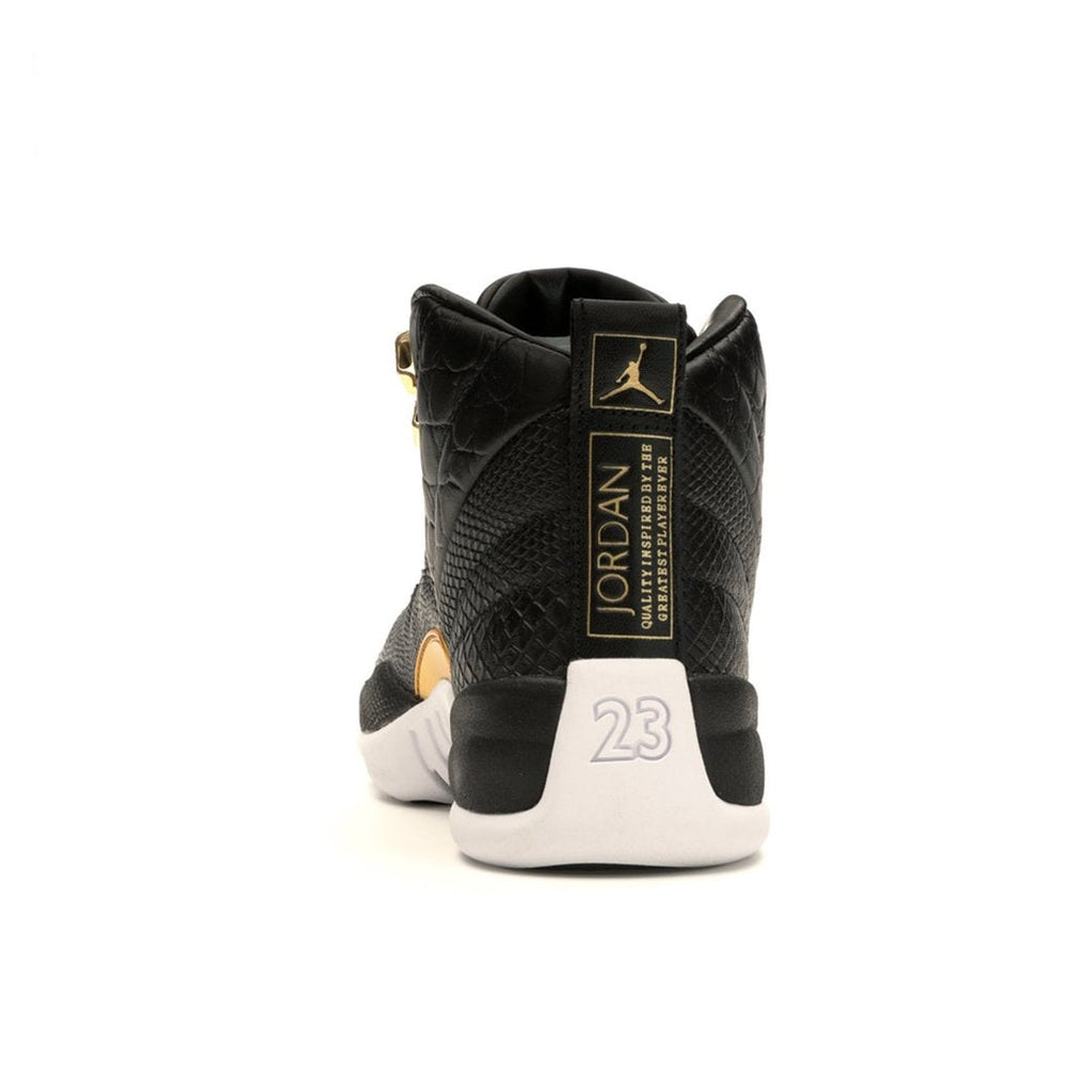Air Jordan 12 Retro Black Metallic Gold White (W)