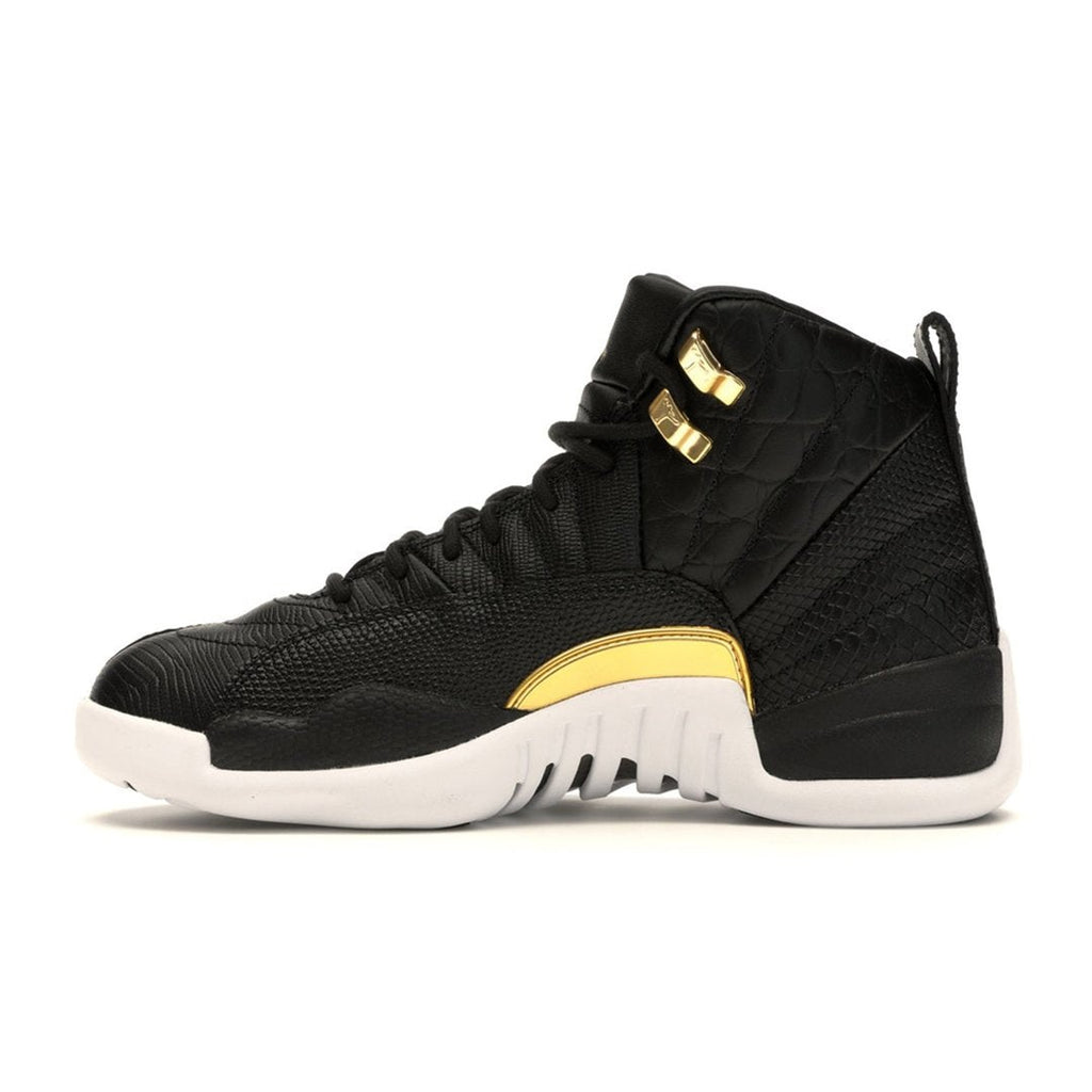 Air Jordan 12 Retro Black Metallic Gold White (W)