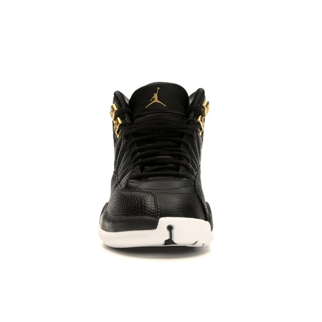 Air Jordan 12 Retro Black Metallic Gold White (W)