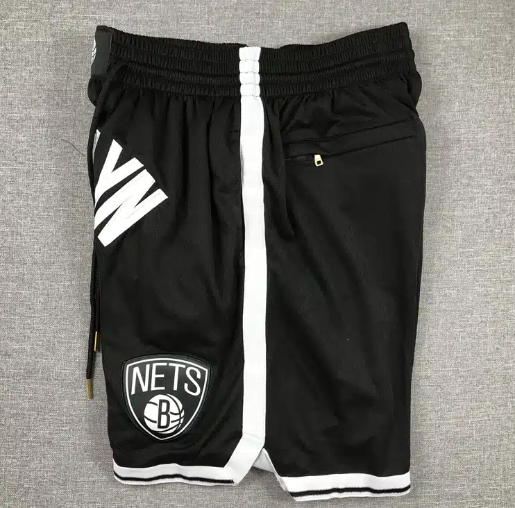 Brooklyn Nets Icon Swingman Shorts – Black
