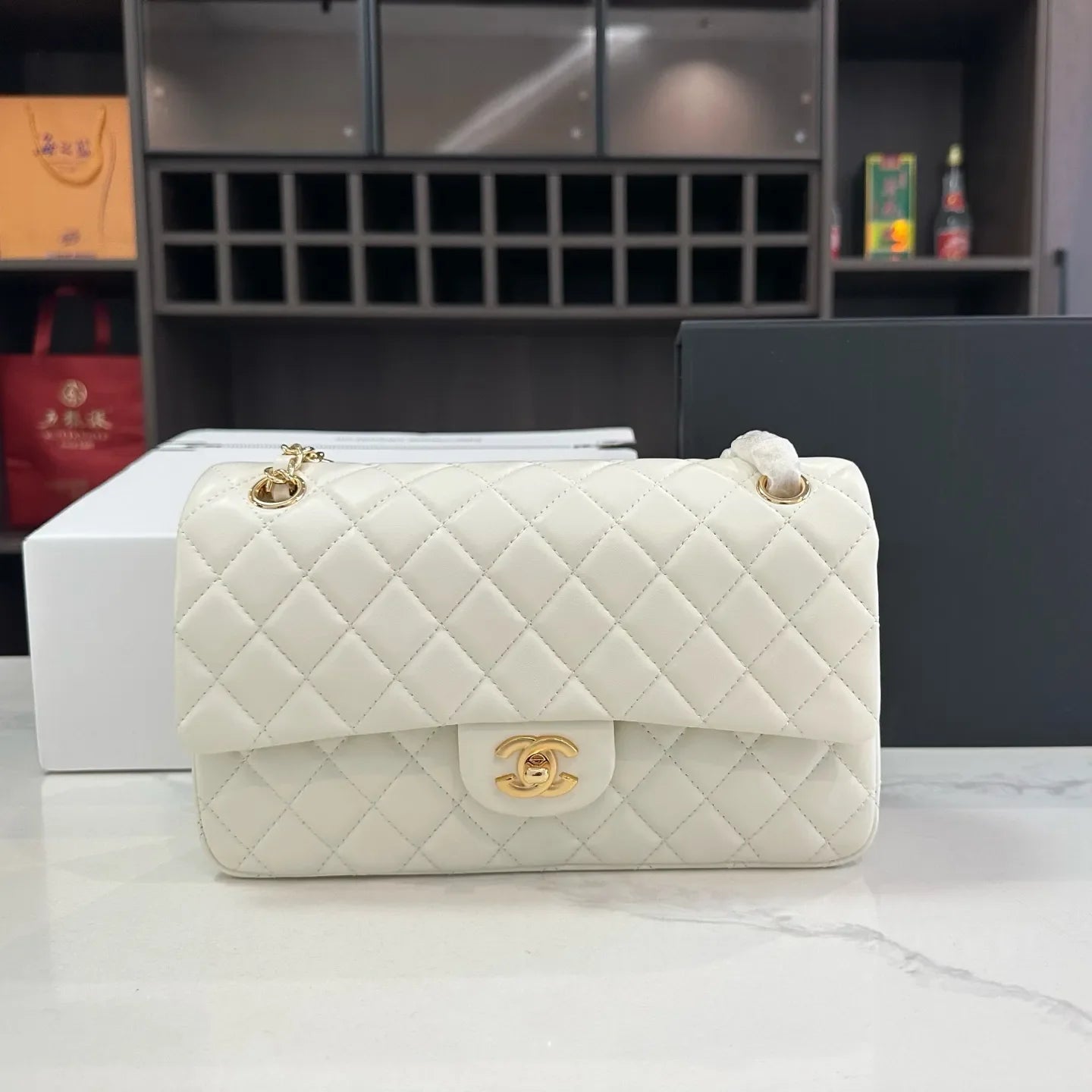 Designer Classic Chain Luxury Shoulder Bag Quilted Flap Crossbody Purse