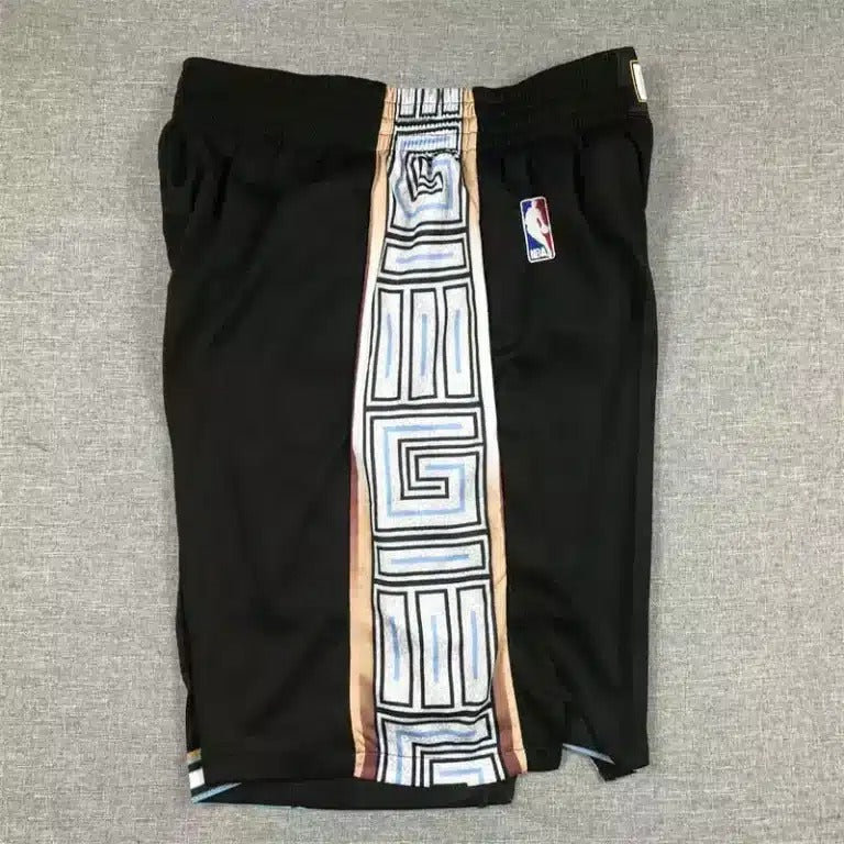 Memphis Grizzlies Black 2022-23 City Edition Swingman Shorts - Basketball Shorts Store