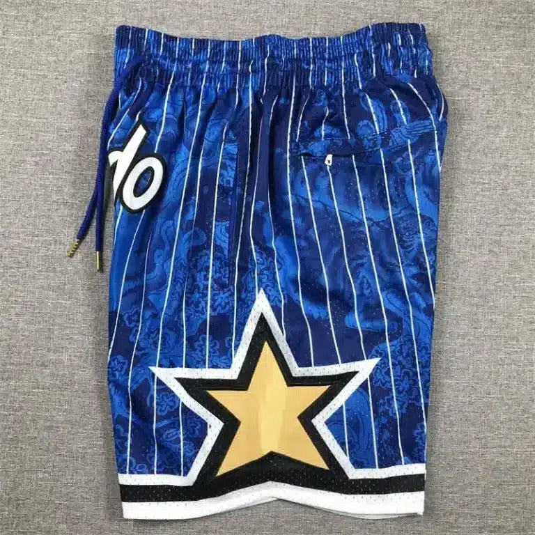 Orlando Magic Hardwood Classics Lunar New Year 2023 Blue Shorts - Basketball Shorts Store