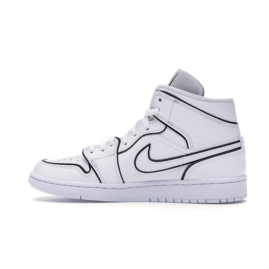 Air Jordan 1 Mid Iridescent Reflective White (W)