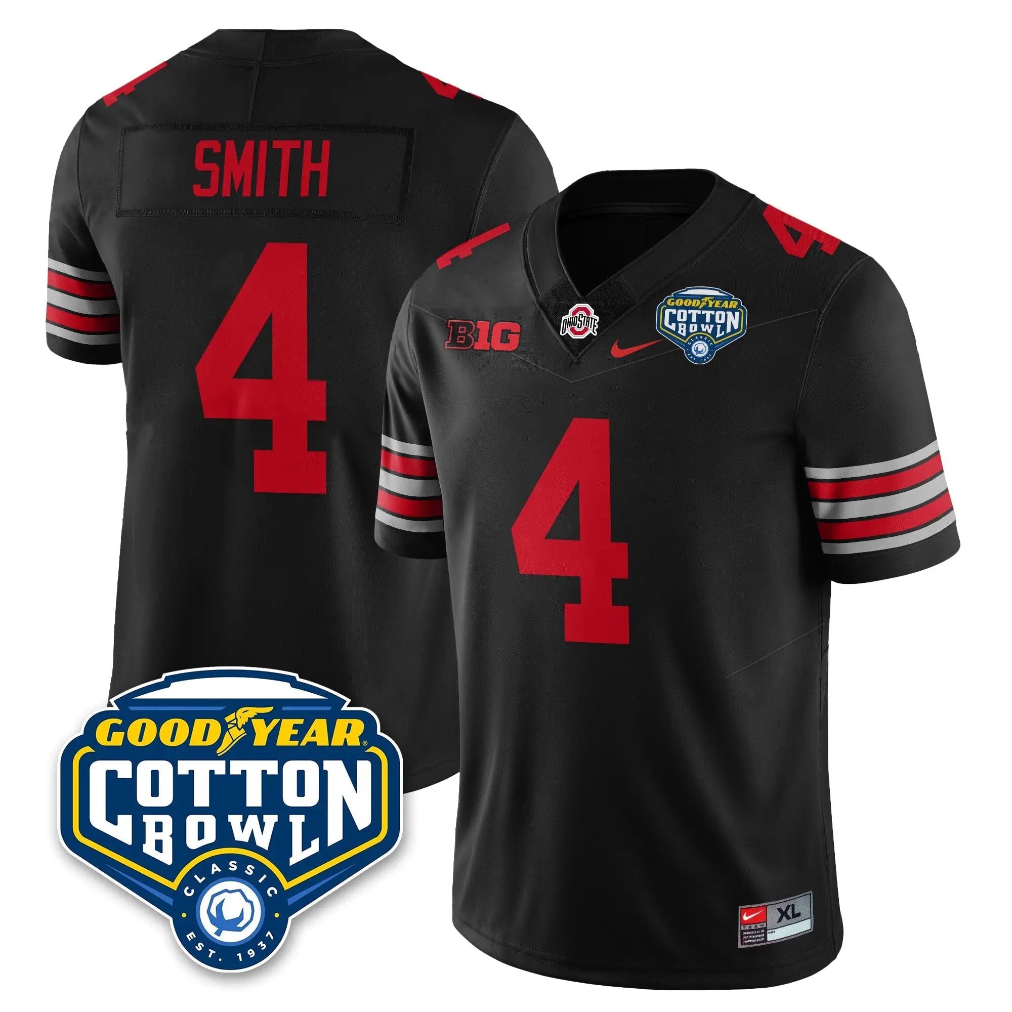 Men Ohio State Buckeyes Football Vapor Limited Jersey - Cotton Bowl