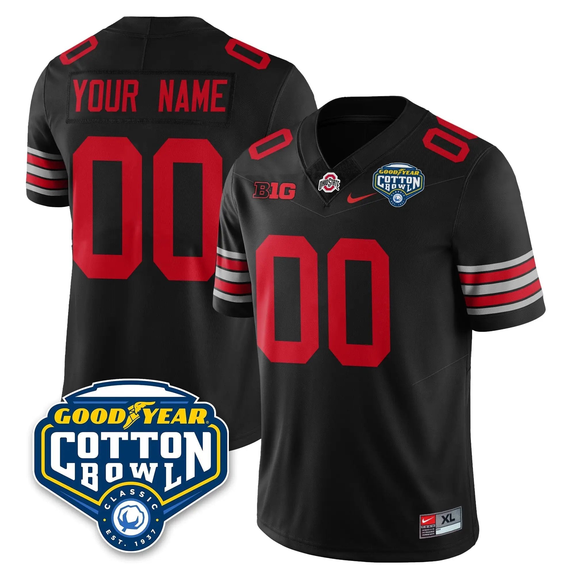 Men Ohio State Buckeyes Football Vapor Limited Jersey - Cotton Bowl