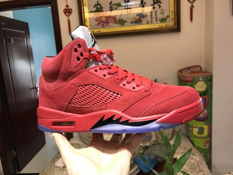 Air Jordan 5 Retro Red Suede
