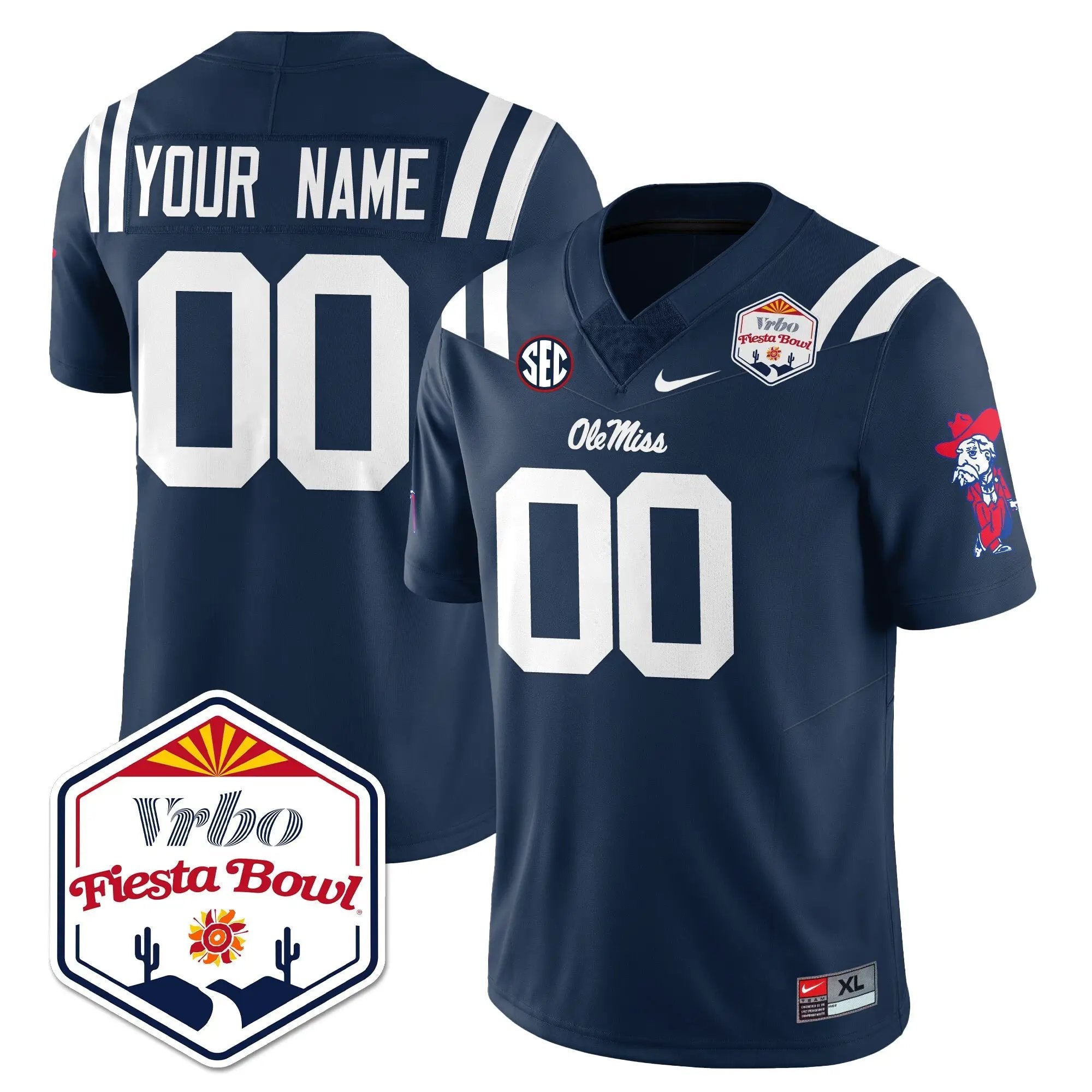 Men Ole Miss Rebels Football Vapor Limited Jersey - Vrbo Fiesta Bowl