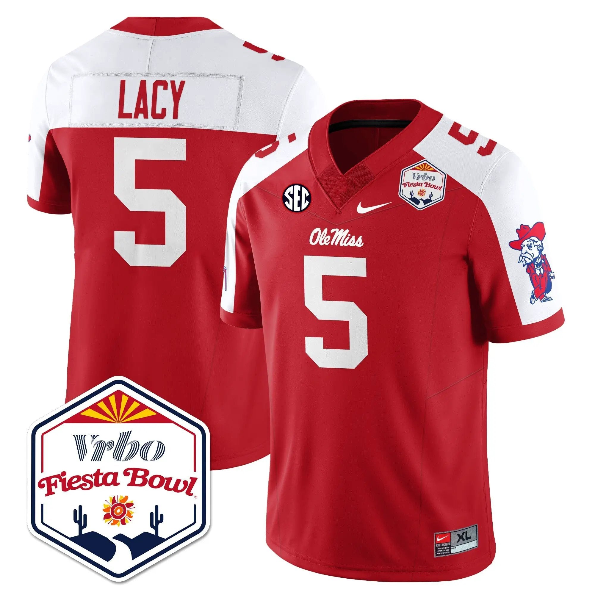 Men Ole Miss Rebels Football Vapor Limited Jersey - Vrbo Fiesta Bowl