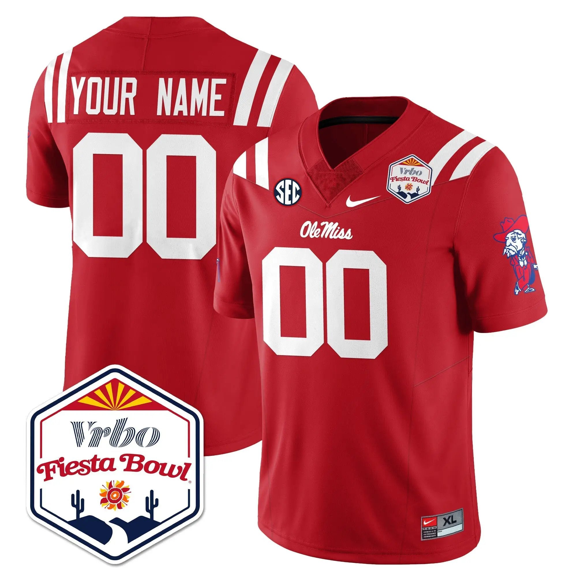 Men Ole Miss Rebels Football Vapor Limited Jersey - Vrbo Fiesta Bowl