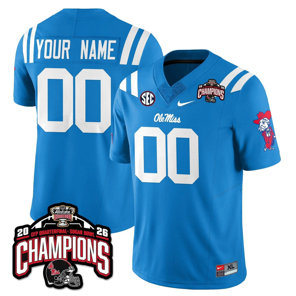 Men Ole Miss Rebels Football Vapor Limited Jersey - Allstate Sugar Bowl Champions