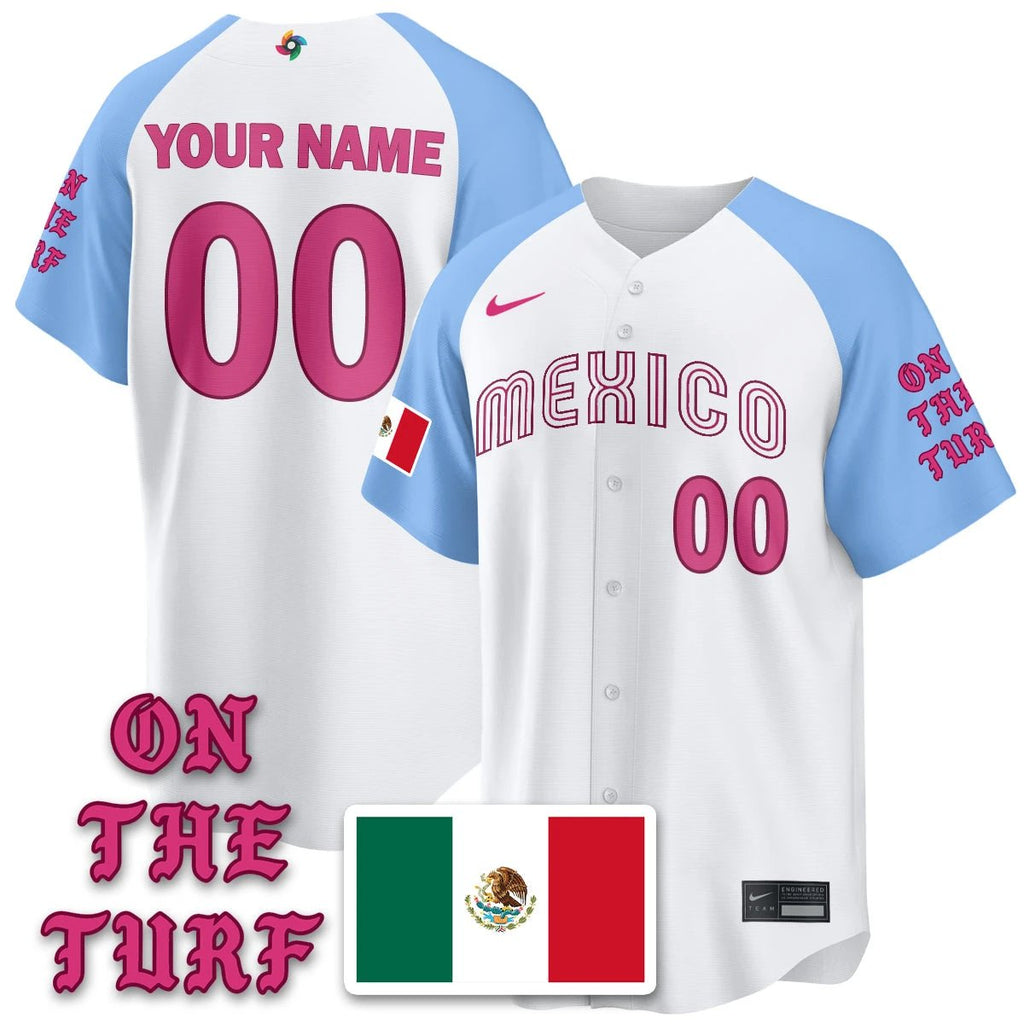 Mexico Baseball x Born x Raised 2026 World Baseball Classic Limited Jersey - All Stitched