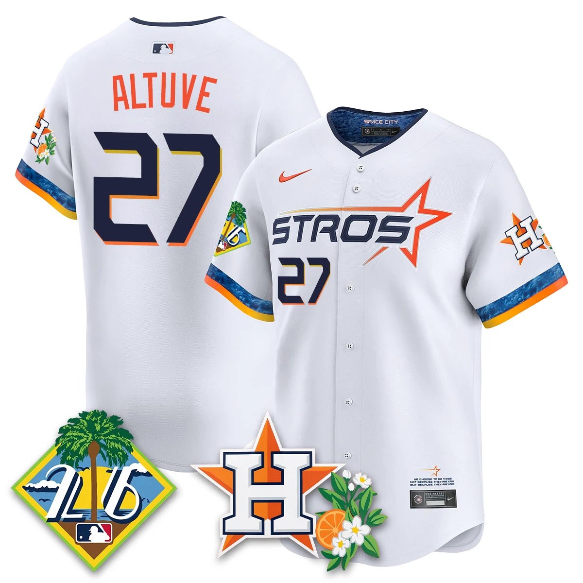 Houston Astros 2026 Spring Training Vapor Limited Jersey - All Stitched